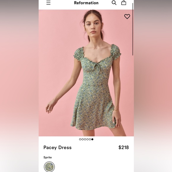 REFORMATION PACEY DRESS - Picture 13 of 13